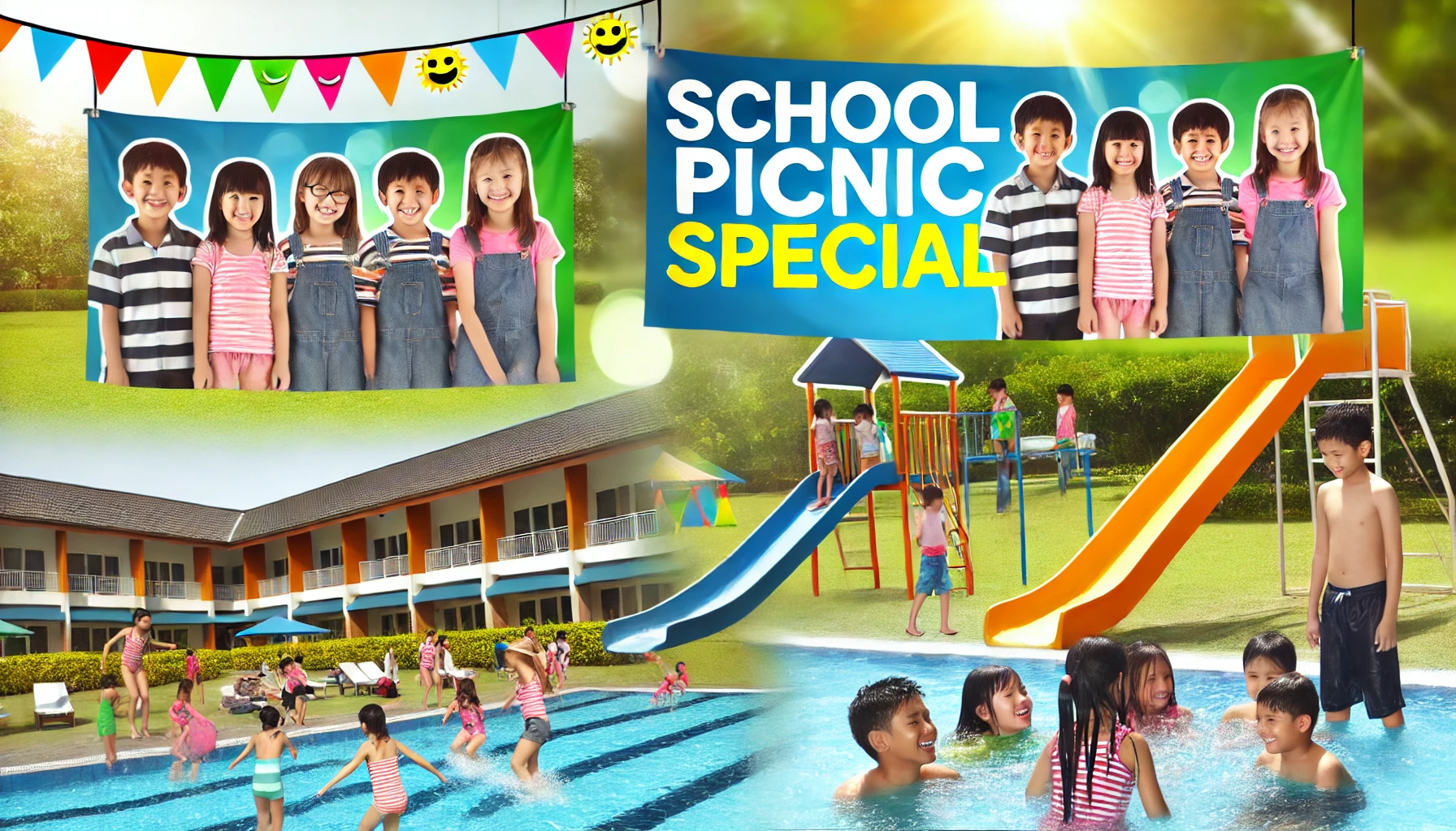 School Picnic virar resort rajhansResortVirarOpenSpace2